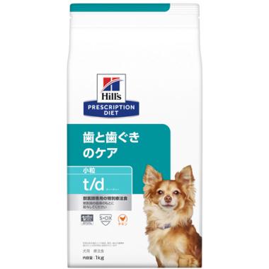 【犬】歯と歯茎のケア t/d プリスクリプション小粒