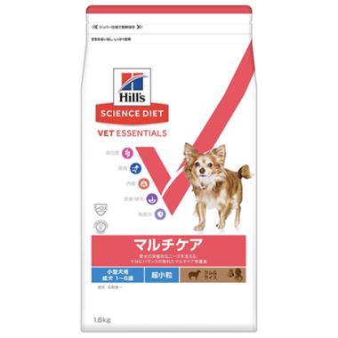 【犬】ベット・エッセンシャル 小型犬用 マルチケア（避妊・去勢後にも） 超小粒 成犬 １～６歳