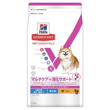 【犬】ベット・エッセンシャル 小型犬 マルチケア＋消化サポート（避妊・去勢後）超小粒 成犬1歳以上